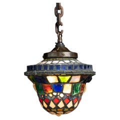 Lanterna di vetro di roccia di Peter Marsh, Inghilterra, circa 1950