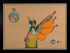 Peter Max - Crab Nebular Man, 1971 Signed Pop Art Serigraph on Paper I/P VII
