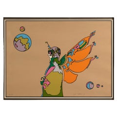 Peter Max - Crab Nebular Man, 1971 Signed Pop Art Serigraph on Paper I/P VII