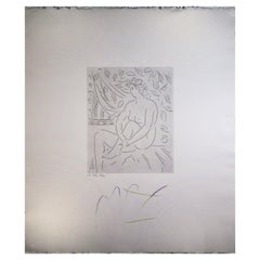 Peter Max Omaggio a Picasso Volume 5 Acquaforte XVII 1993 Firmata 68/99 Senza cornice