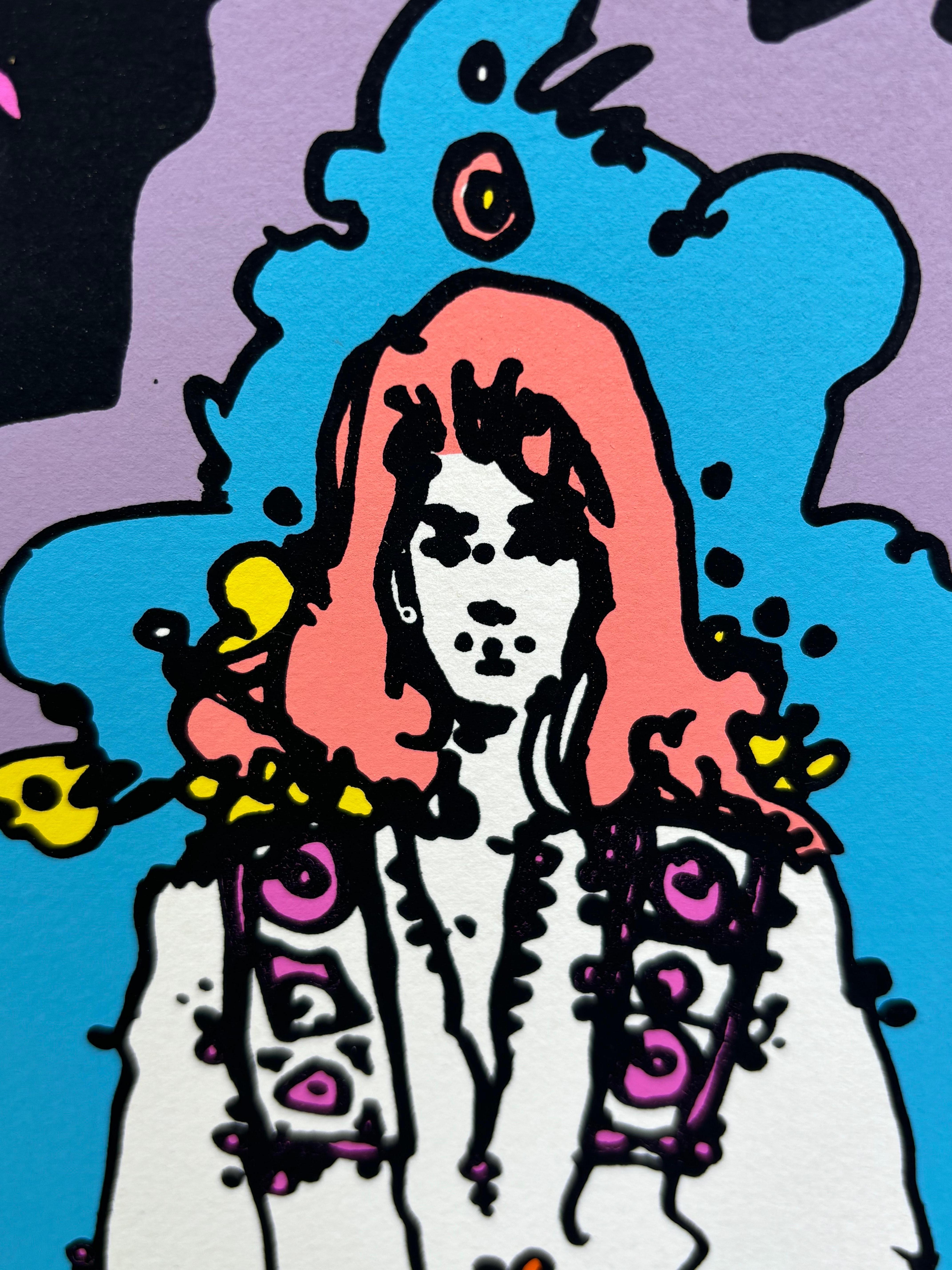 Peter Max Karma 50/100 (Papier) im Angebot