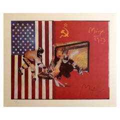 Peter Max Miracle on Ice Limited Edition 109/150