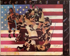 Peter Max Miracle on Ice Limited Edition 58/150