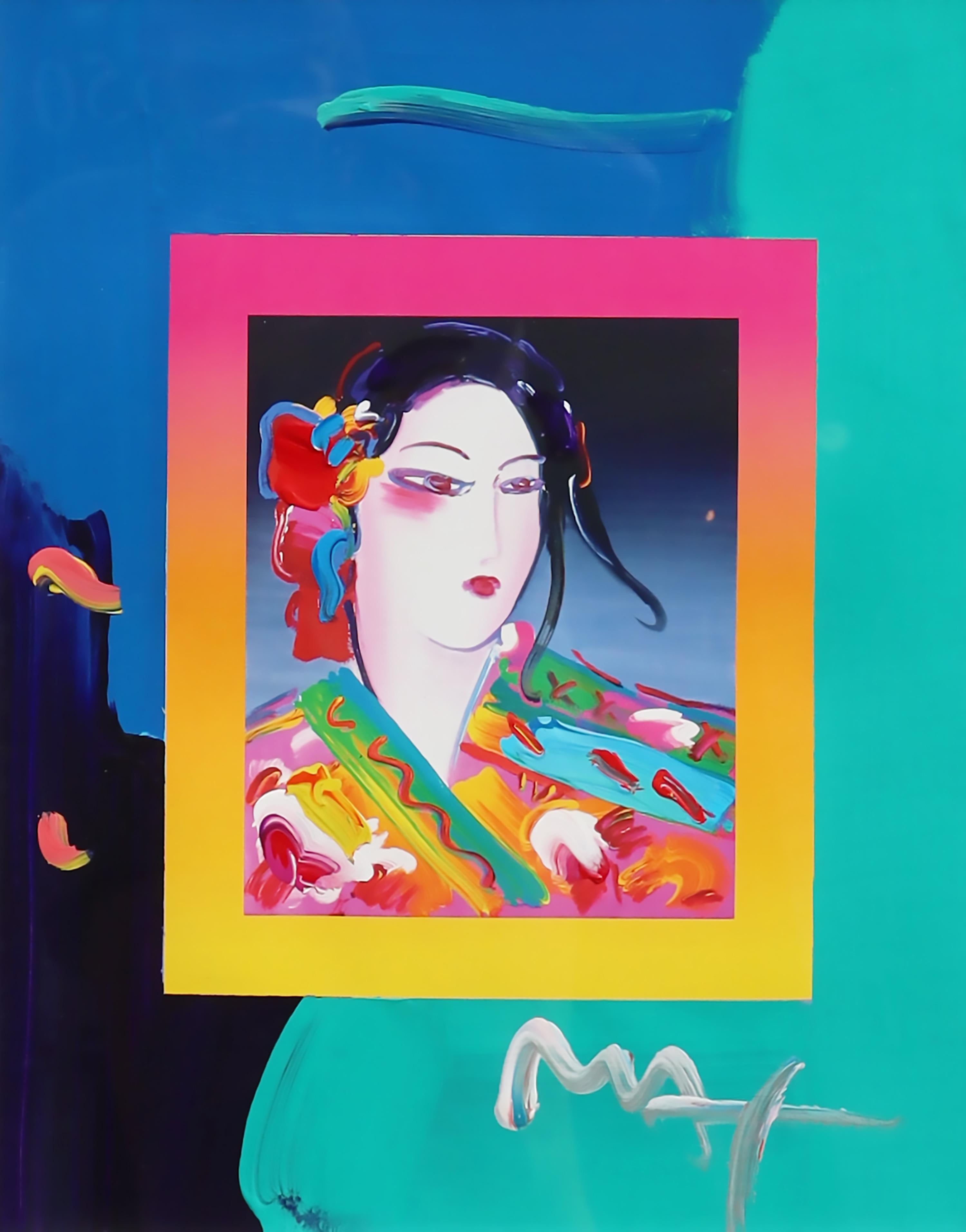 Asia on Blends - Mixed Media Art by Peter Max
