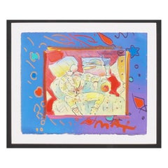 Used Peter Max Mixed-Media Enamel on Lithograph, 1996