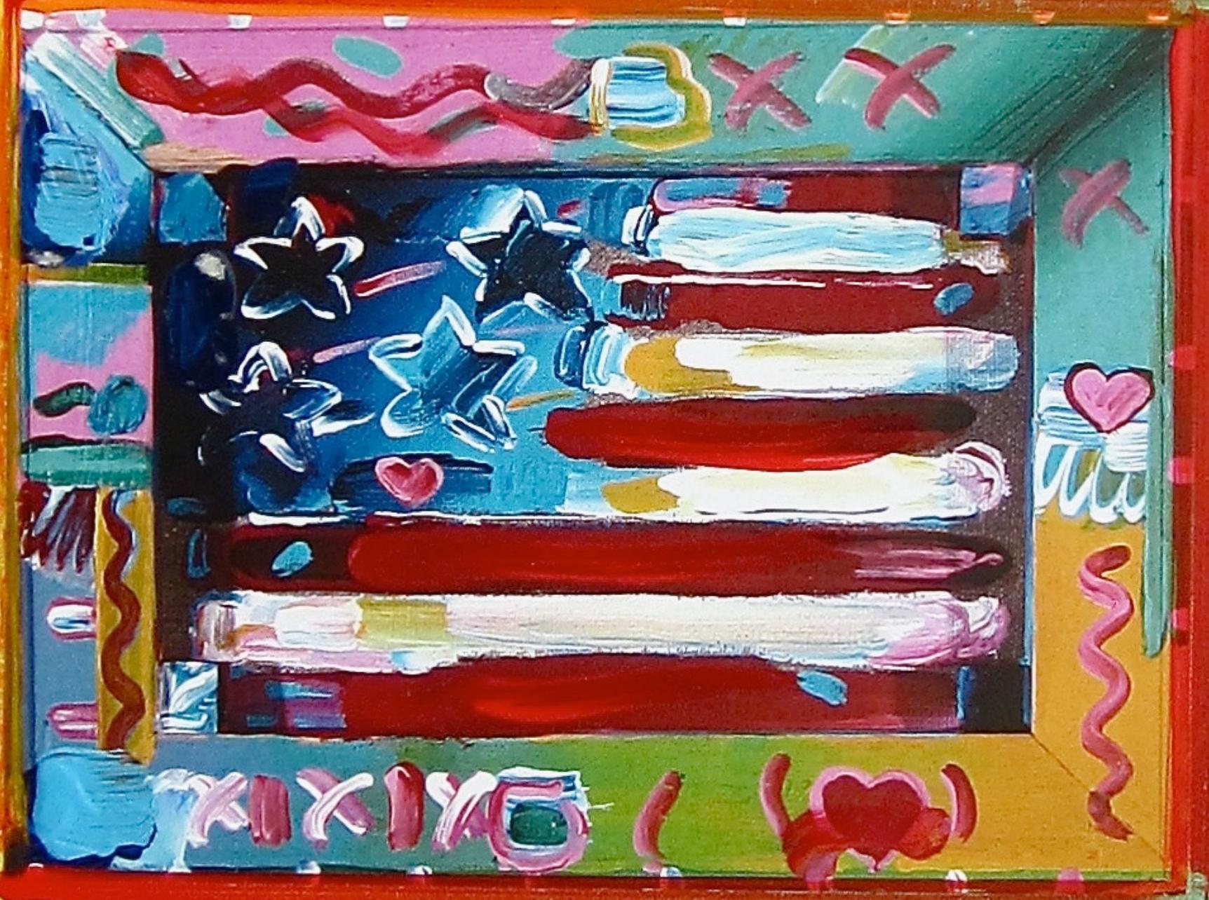 Drapeau Peter Max en vente 1