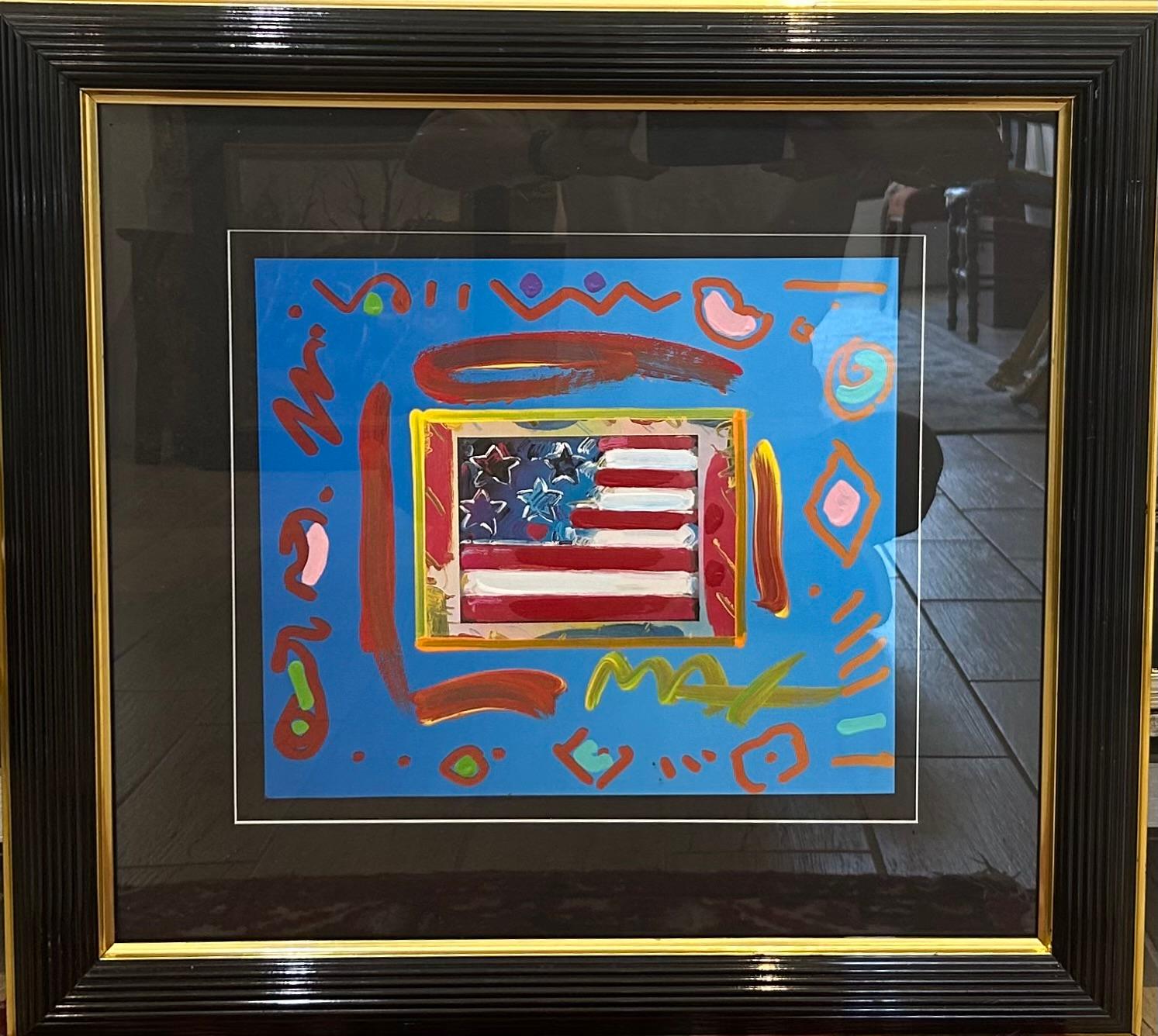 Flag with Heart