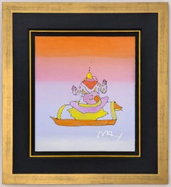 Guru (original mixed media and watercolor)