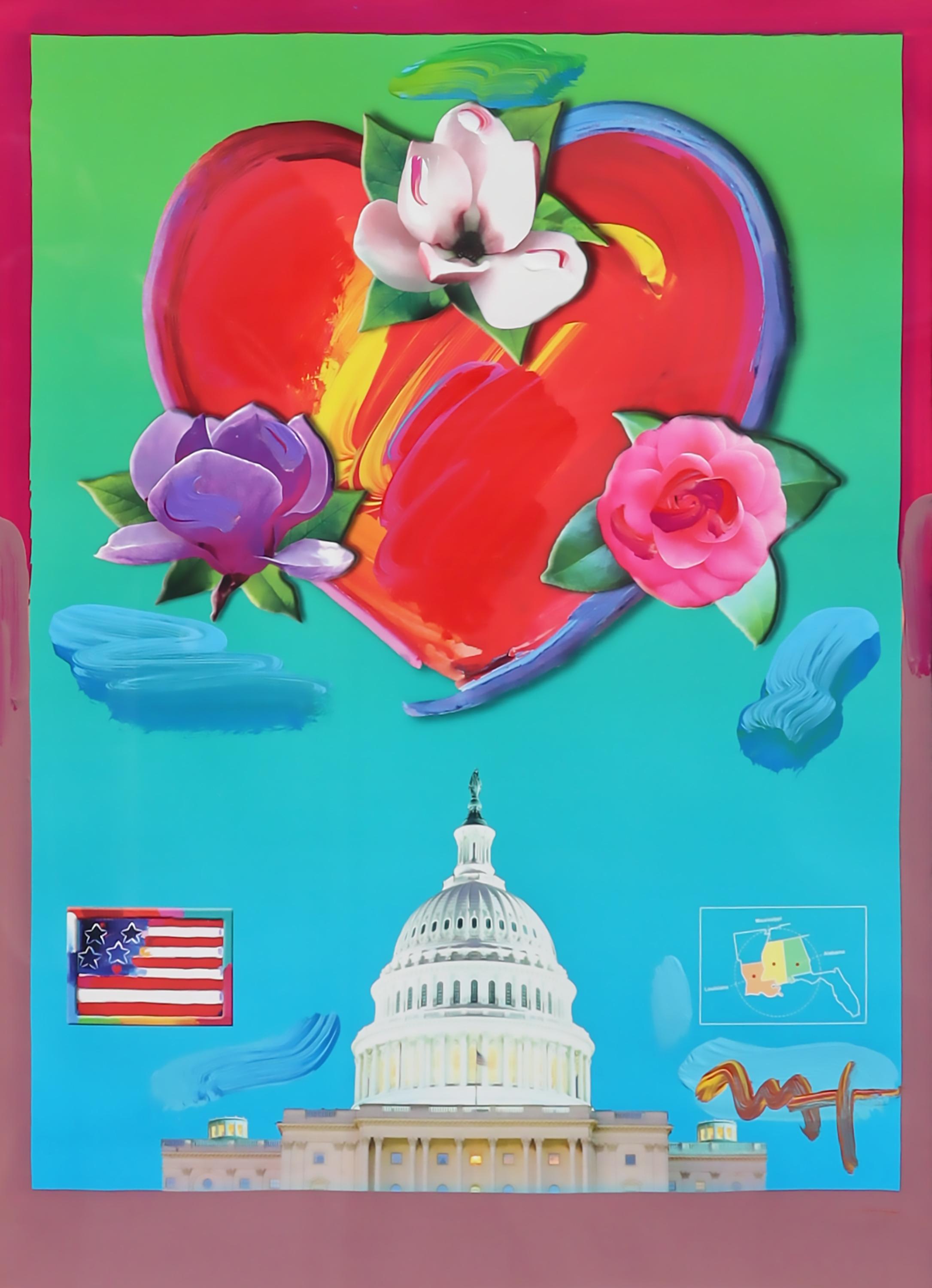 Katrina Relief - Mixed Media Art by Peter Max