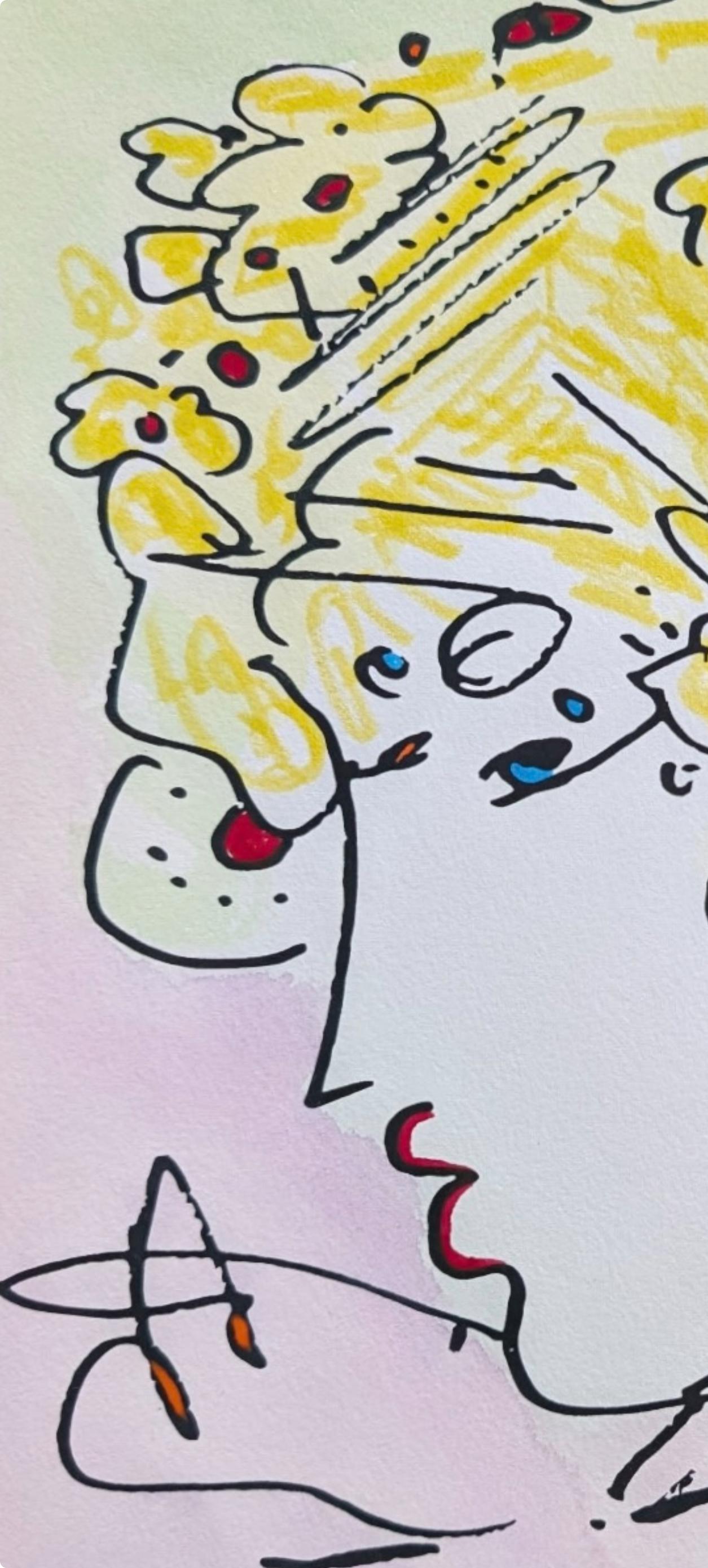 Perfil de la mujer, Peter Max en venta 2