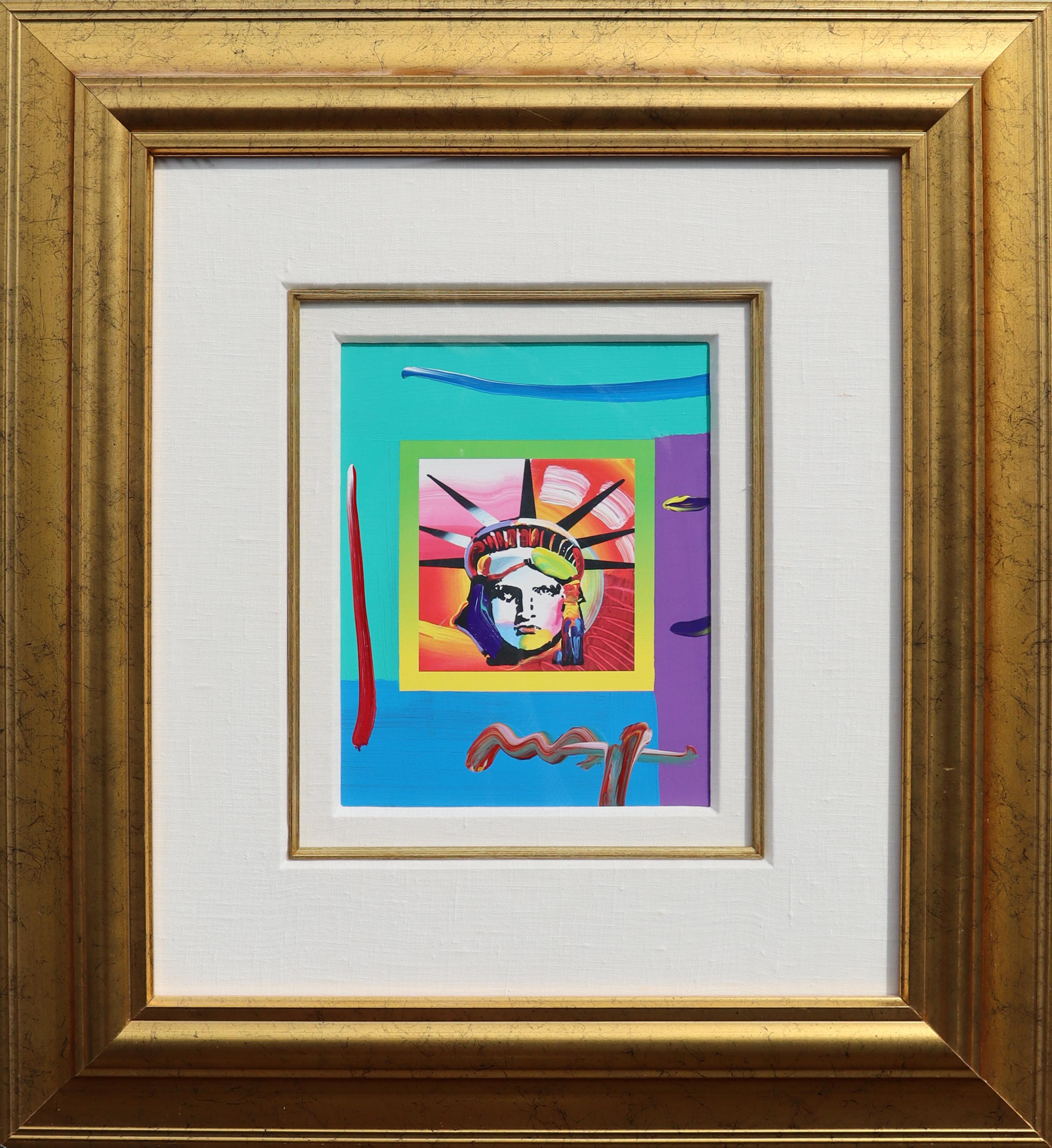 Freiheitskopf II (Moderne), Mixed Media Art, von Peter Max