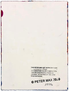 Liberty Head (unique mixed media on paper)