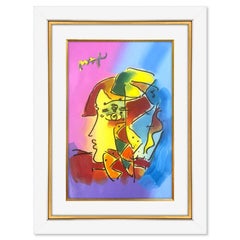 Peter Max, "Billboard Centennial" Framed One-of-a-Kind Acrylic Mixed Media