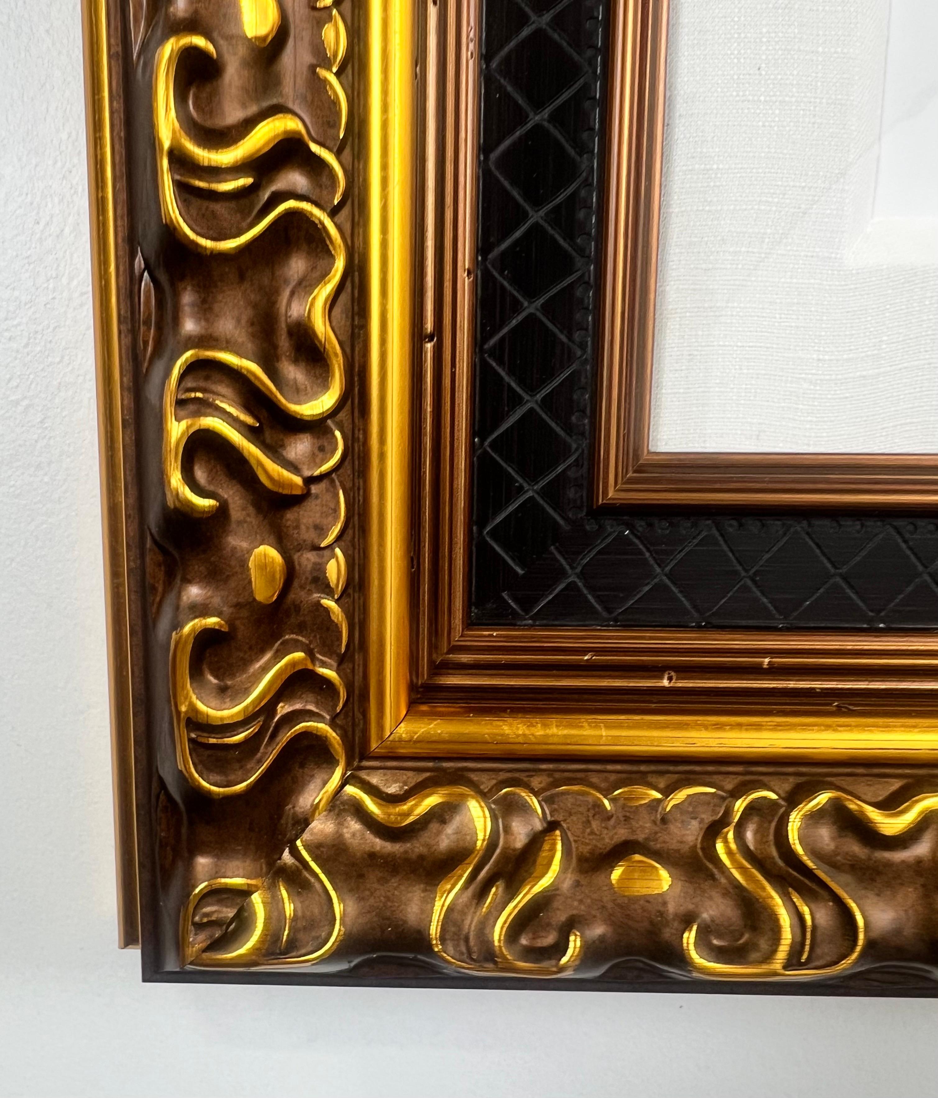 Peter Max Flower Jumper Over Sunrise Gravure et coloration à la main signée et encadrée en vente 9