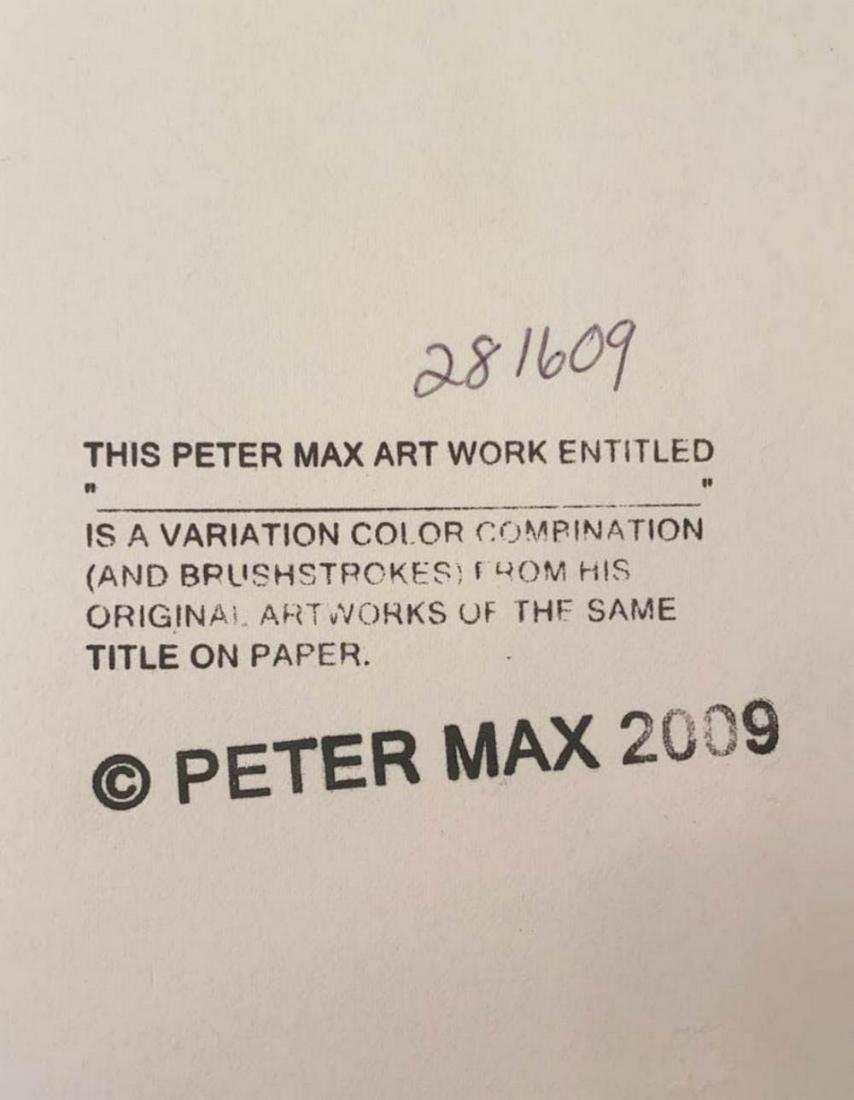 Peter Max - Cœur - technique mixte originale en vente 1
