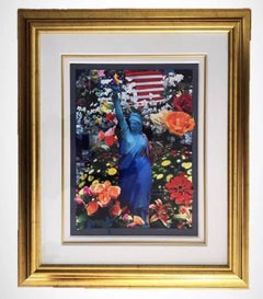 Peter Max Land of the Free - Home of the Brave II 2005 with Certification