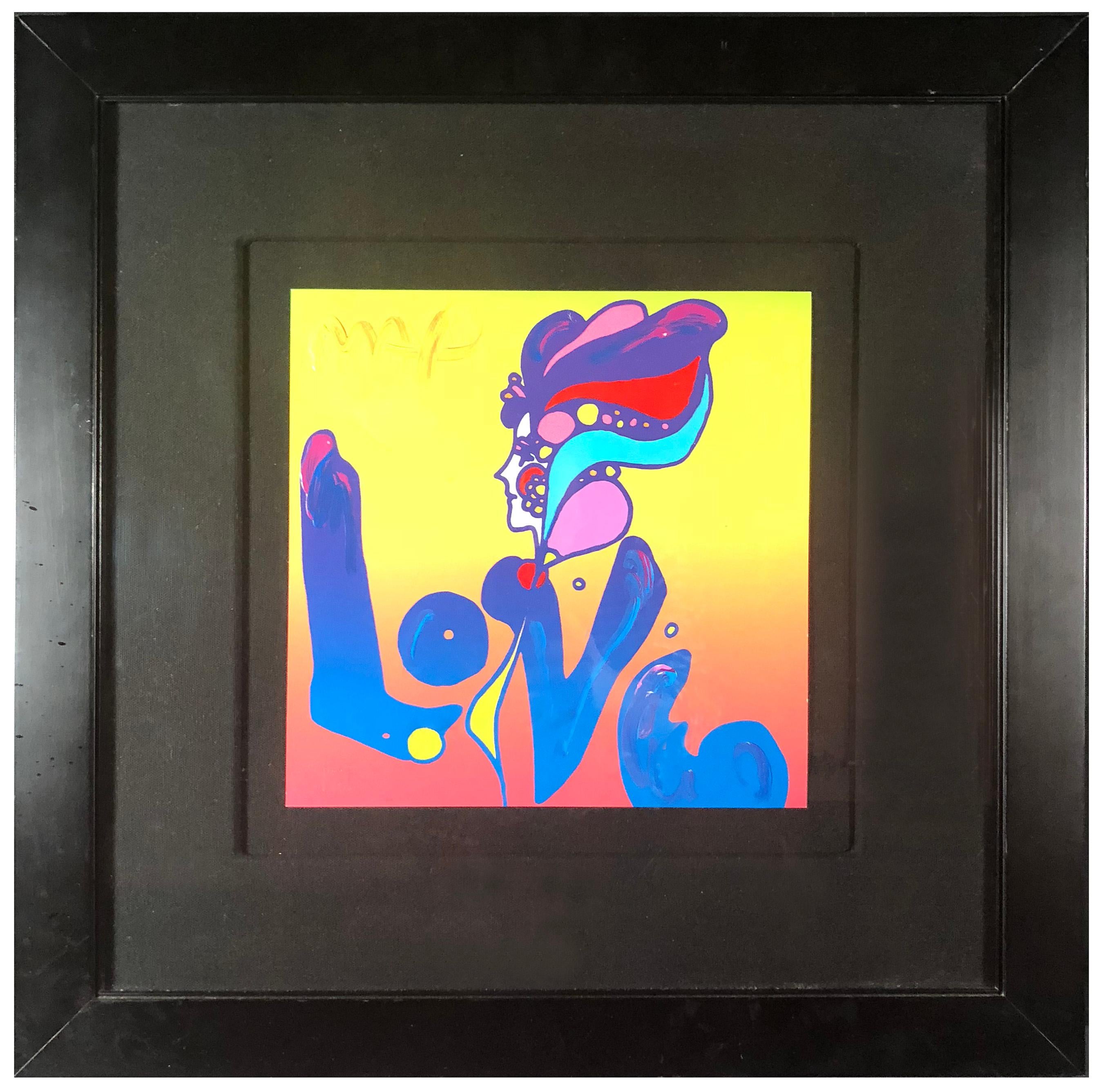 Retro II: LOVE - Painting by Peter Max