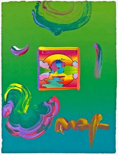 Sailboat I (unique mixed media on paper)