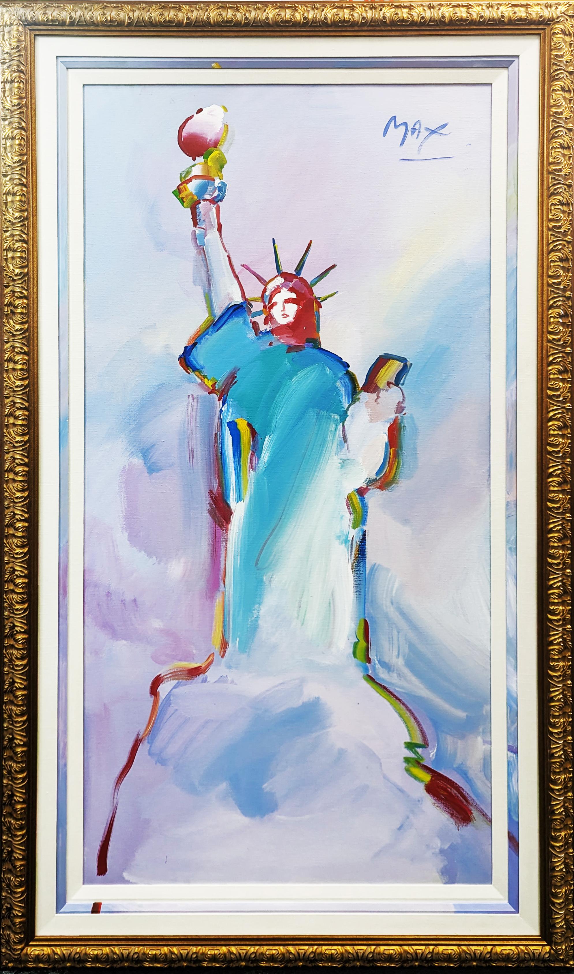 Peter Max Figurative Painting - STATUE OF LIBERTY