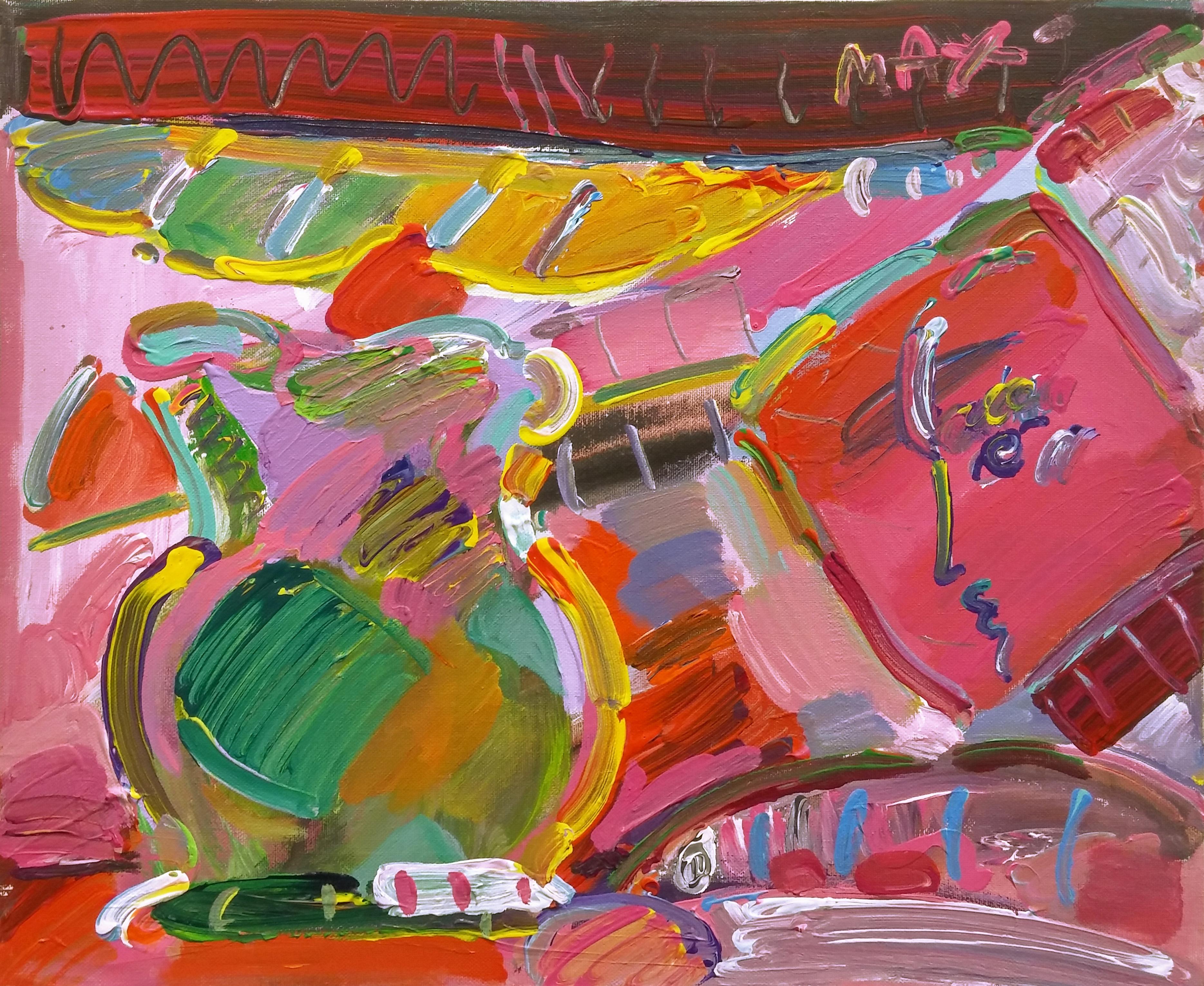 STILL LIFE WITH PROFILE - Mixed Media Art by Peter Max