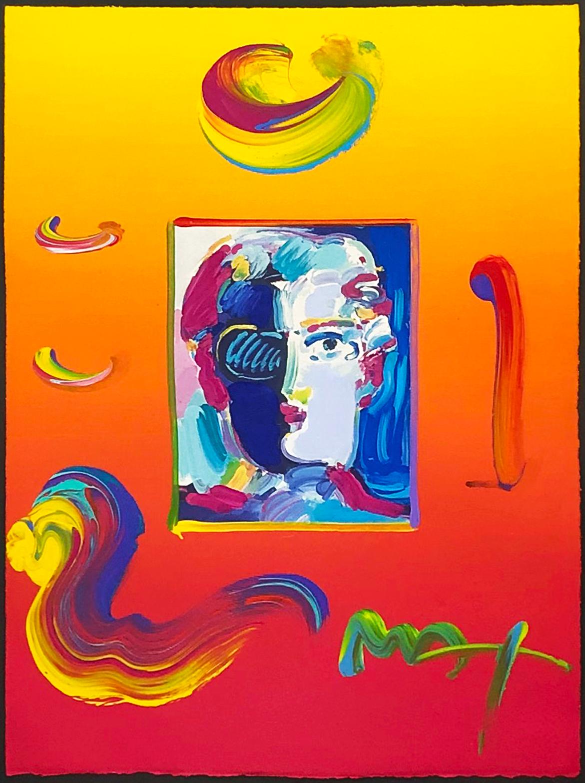 The Faure (unique mixed media on paper) - Pop Art Mixed Media Art by Peter Max