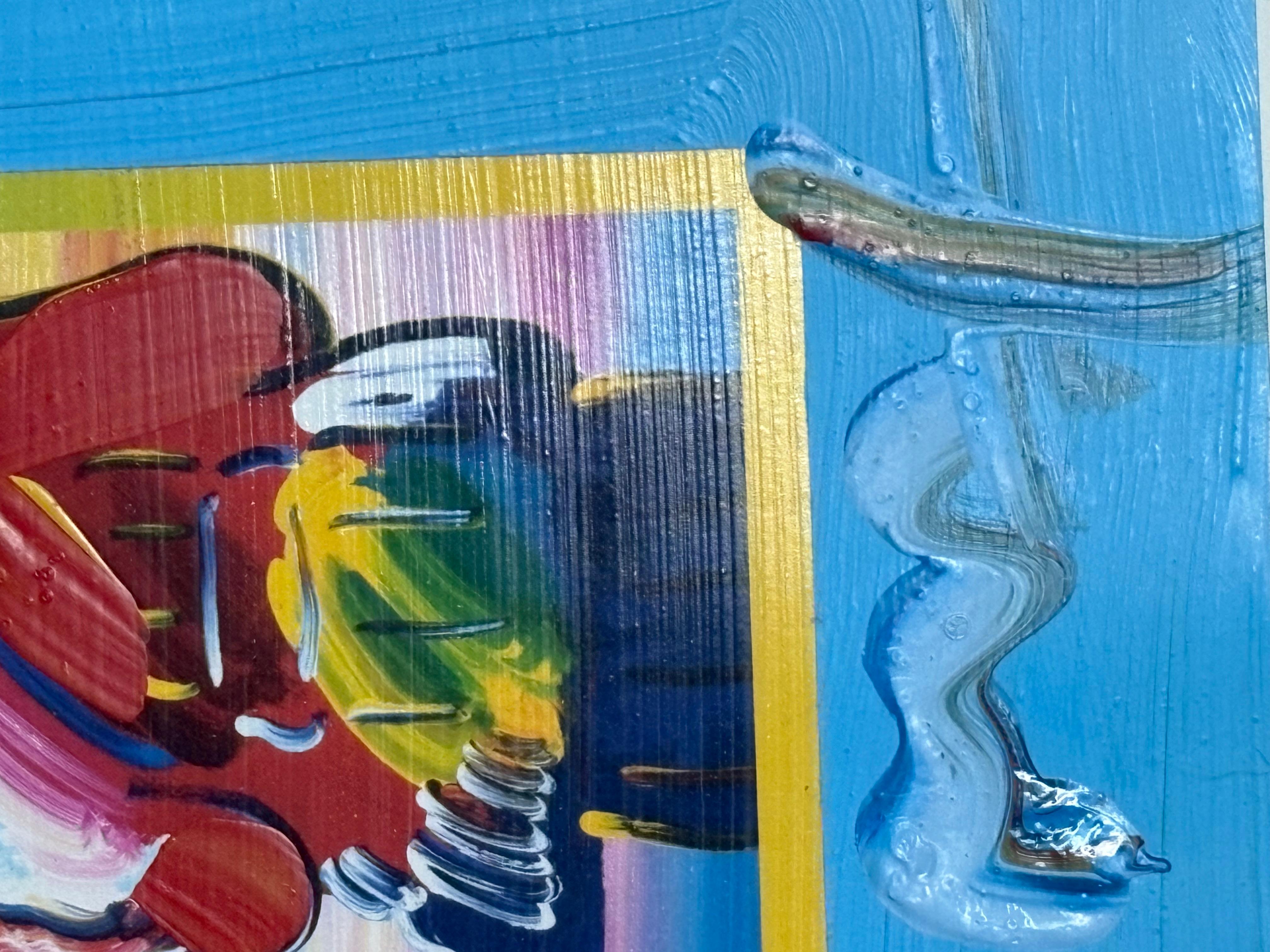 Peter Max original Mischtechnik auf Papier 