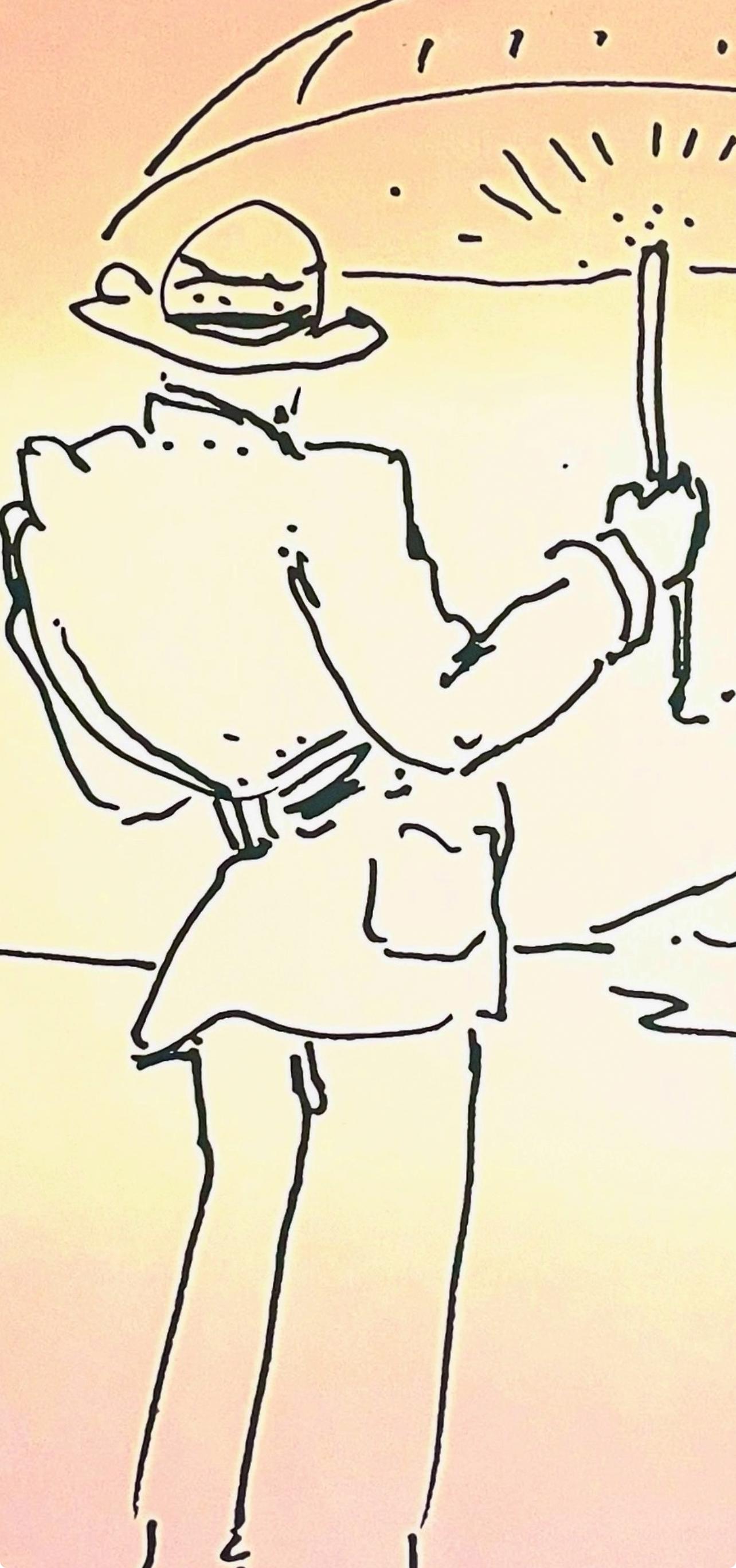 L'homme au parapluie, Peter Max en vente 2