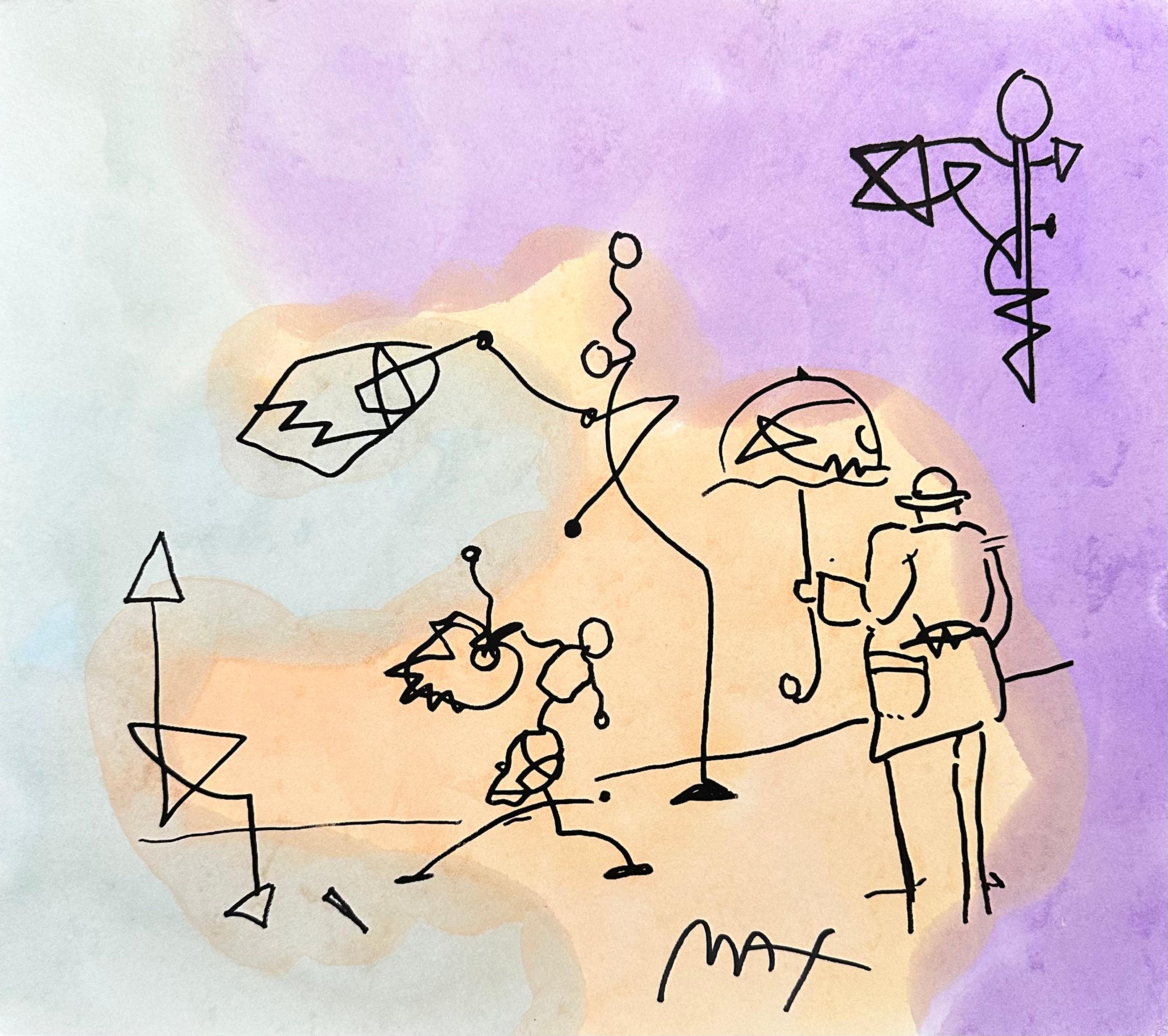 Schirmmantelmann, Peter Max