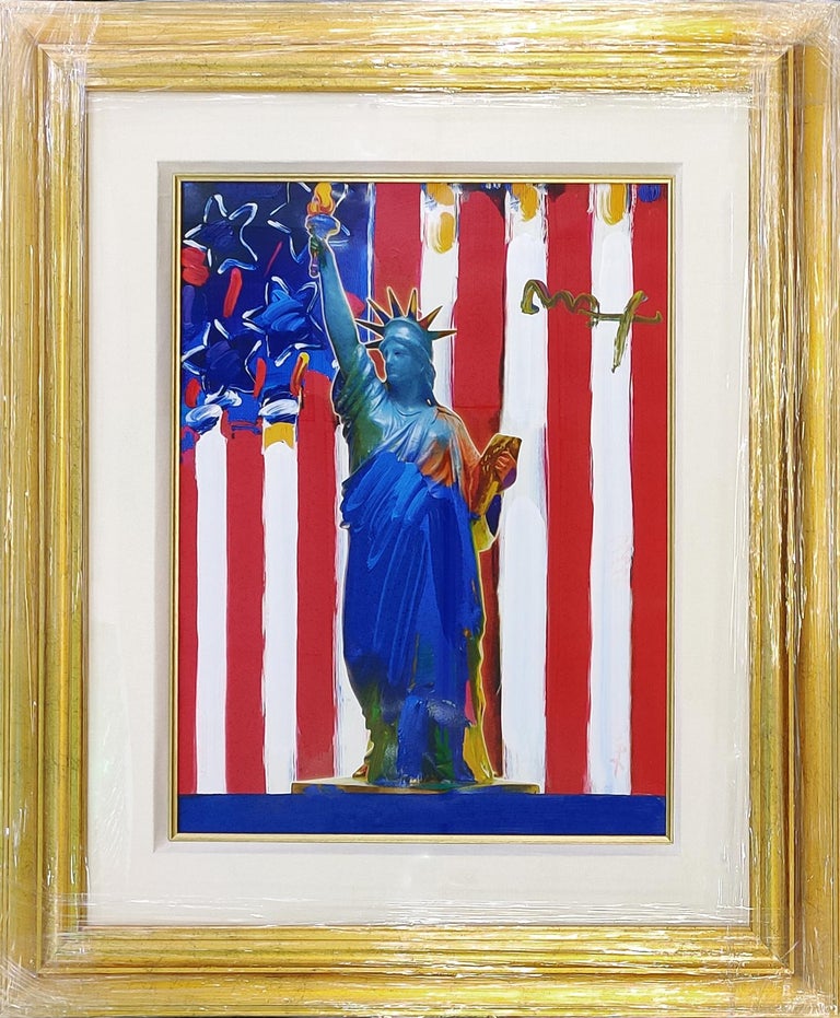 UNITED WE STAND - Painting by Peter Max