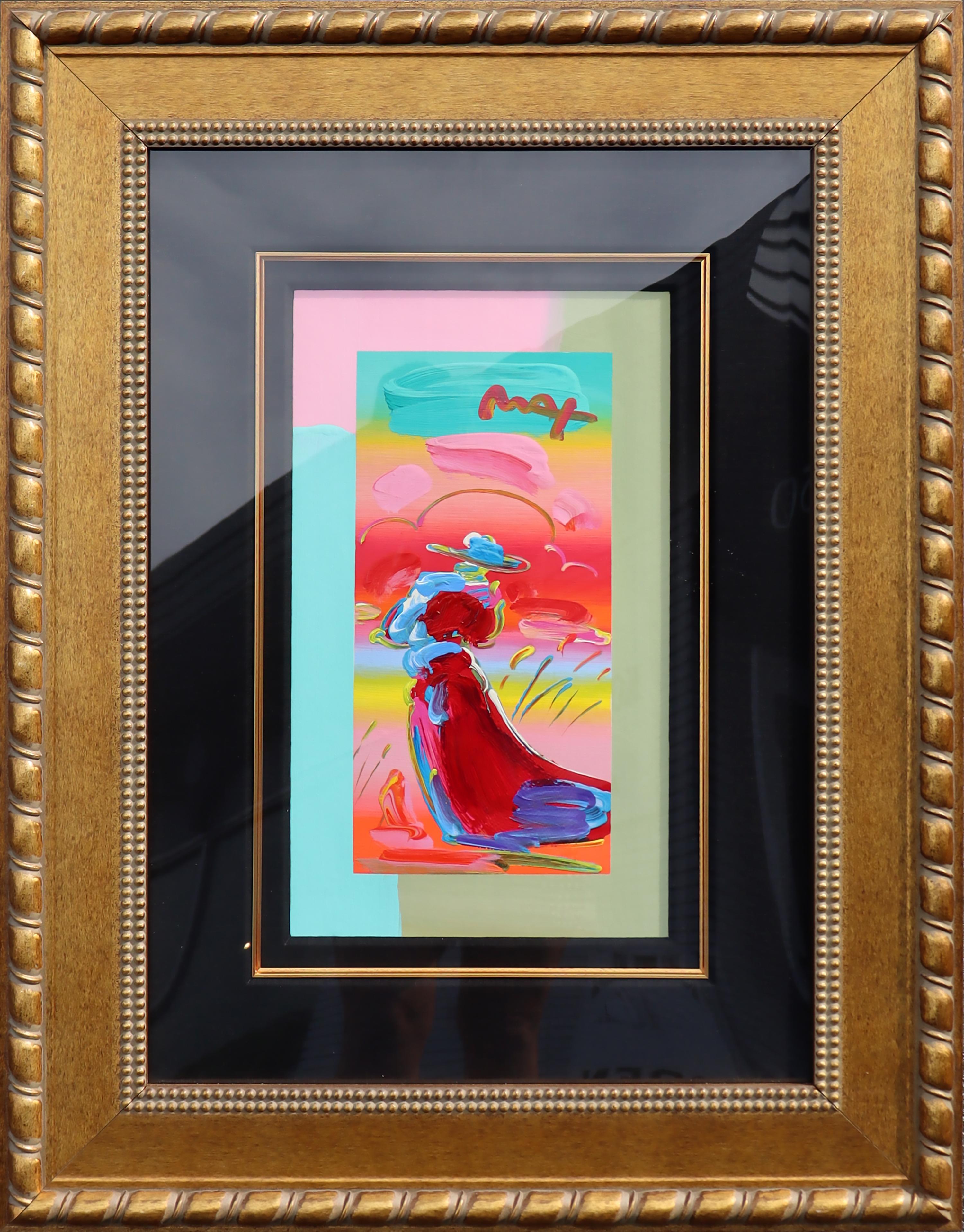 Walking in Reeds, The Sage - Modern Mixed Media Art by Peter Max
