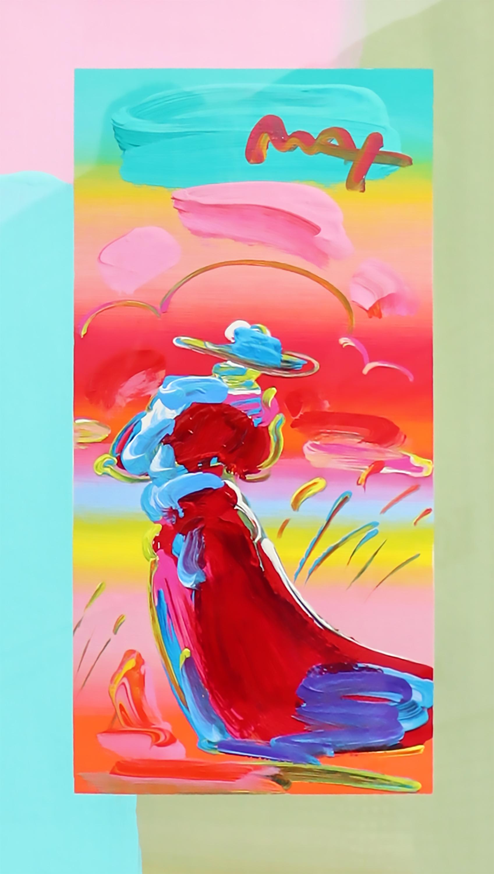 Walking in Reeds, The Sage - Mixed Media Art by Peter Max