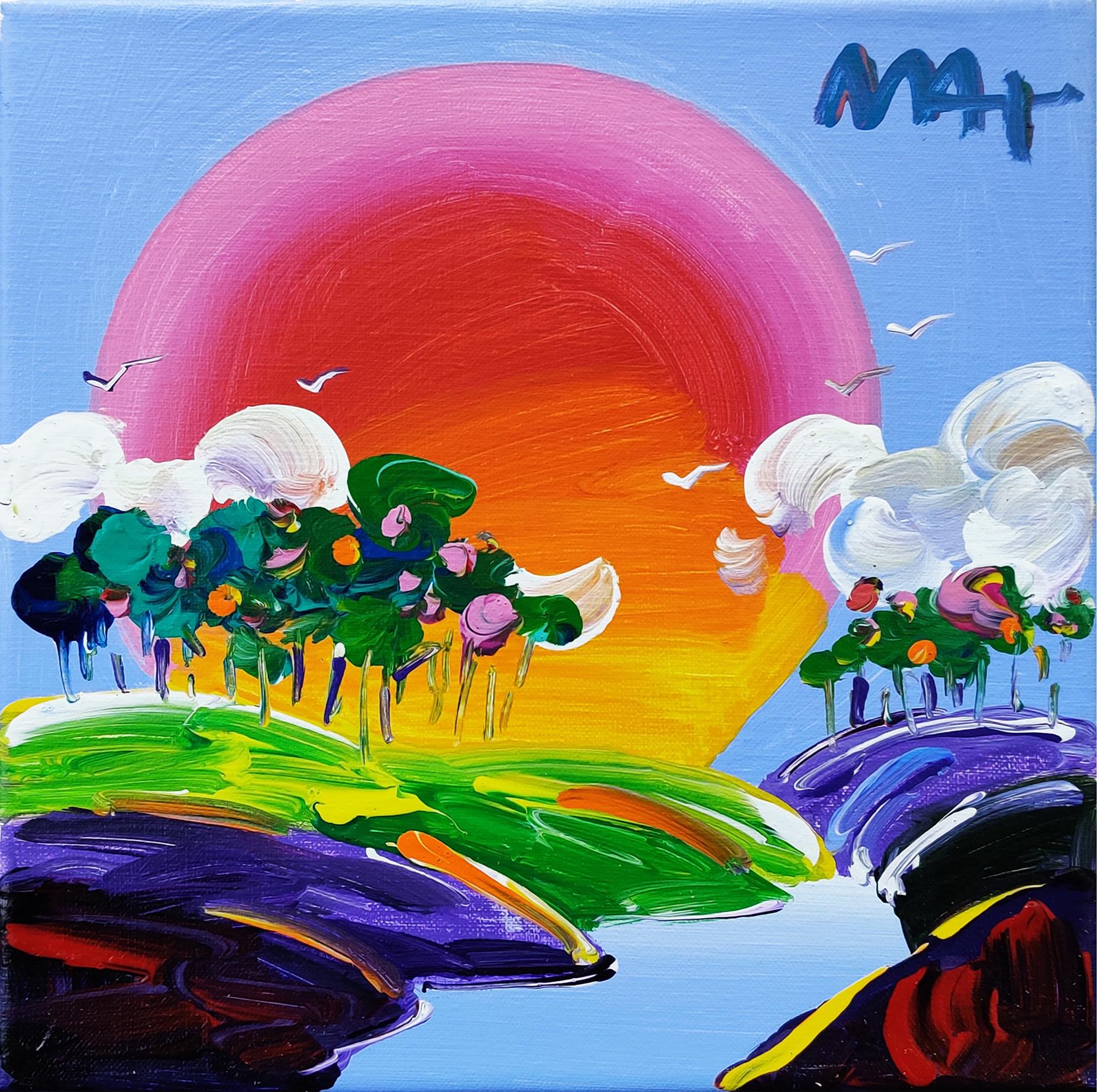WITHOUT BORDERS - Painting by Peter Max