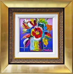 Flores abstractas Ver. XII #283 (pintura original)