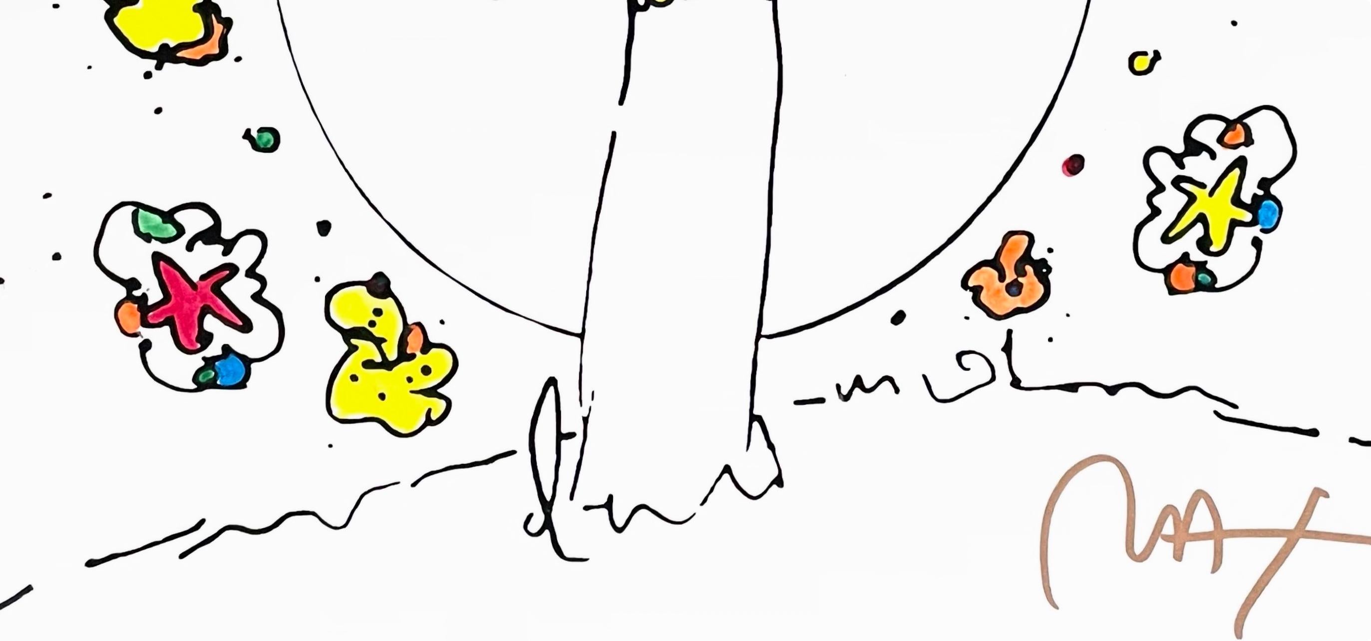 Angel mit Herz, Peter Max im Angebot 3