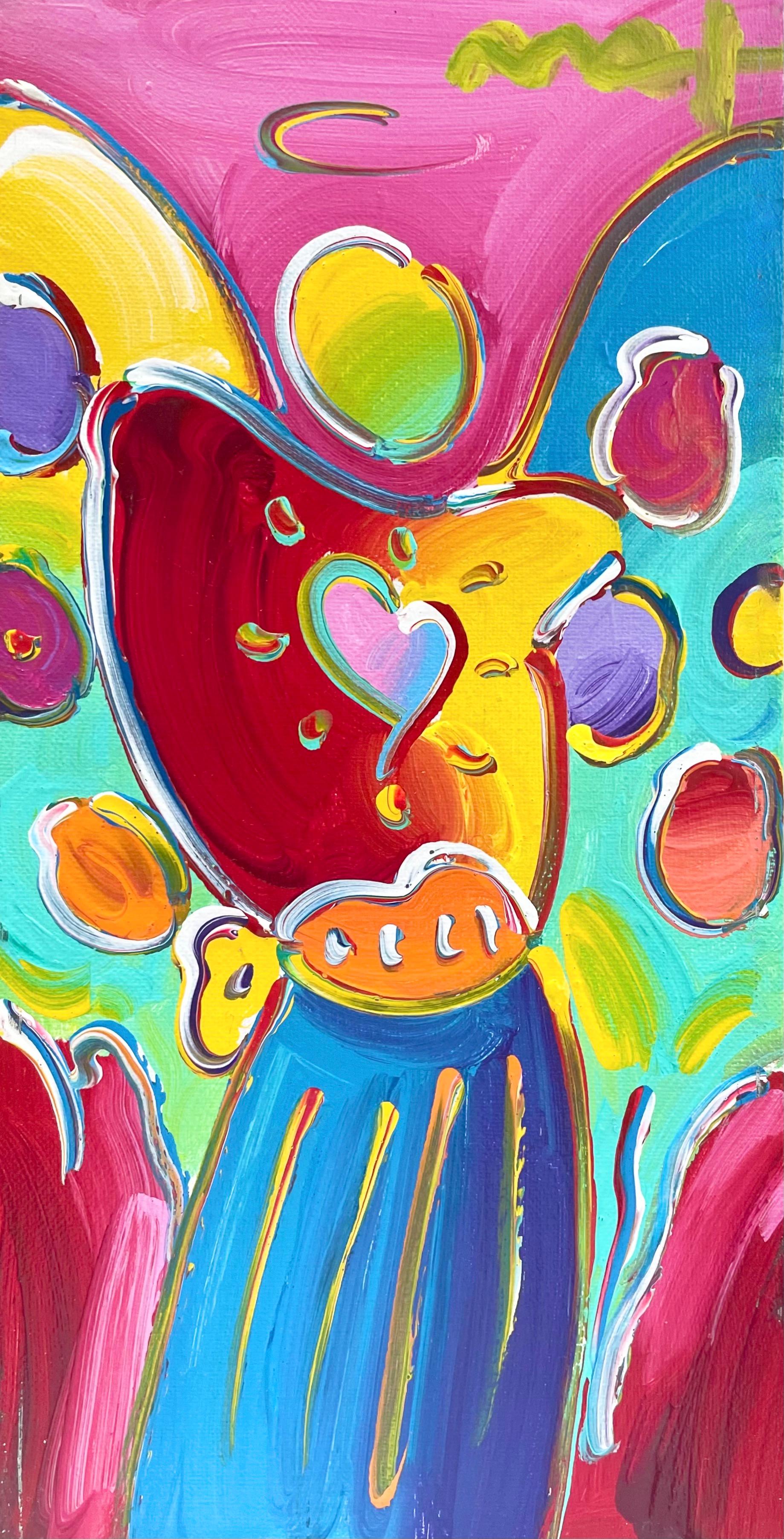 Peter Max Angel With Heart - 14 For Sale on 1stDibs  peter max angel with  heart price, angel with heart peter max, peter max angel with heart story