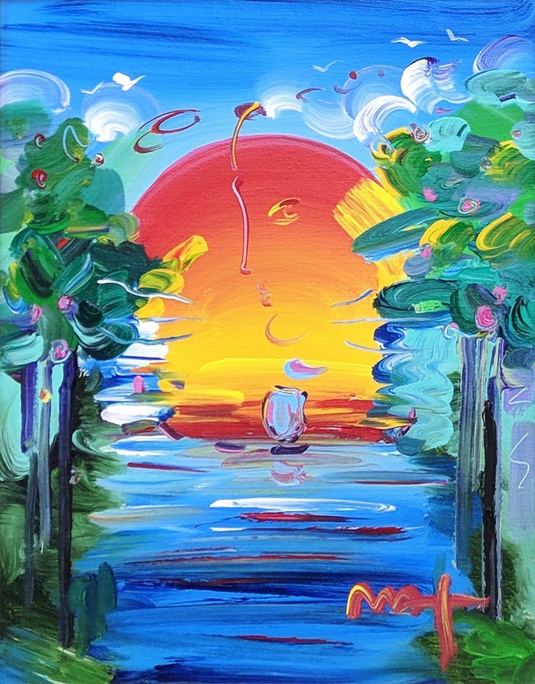 Peter Max - BETTER WORLD, Painting For Sale at 1stdibs