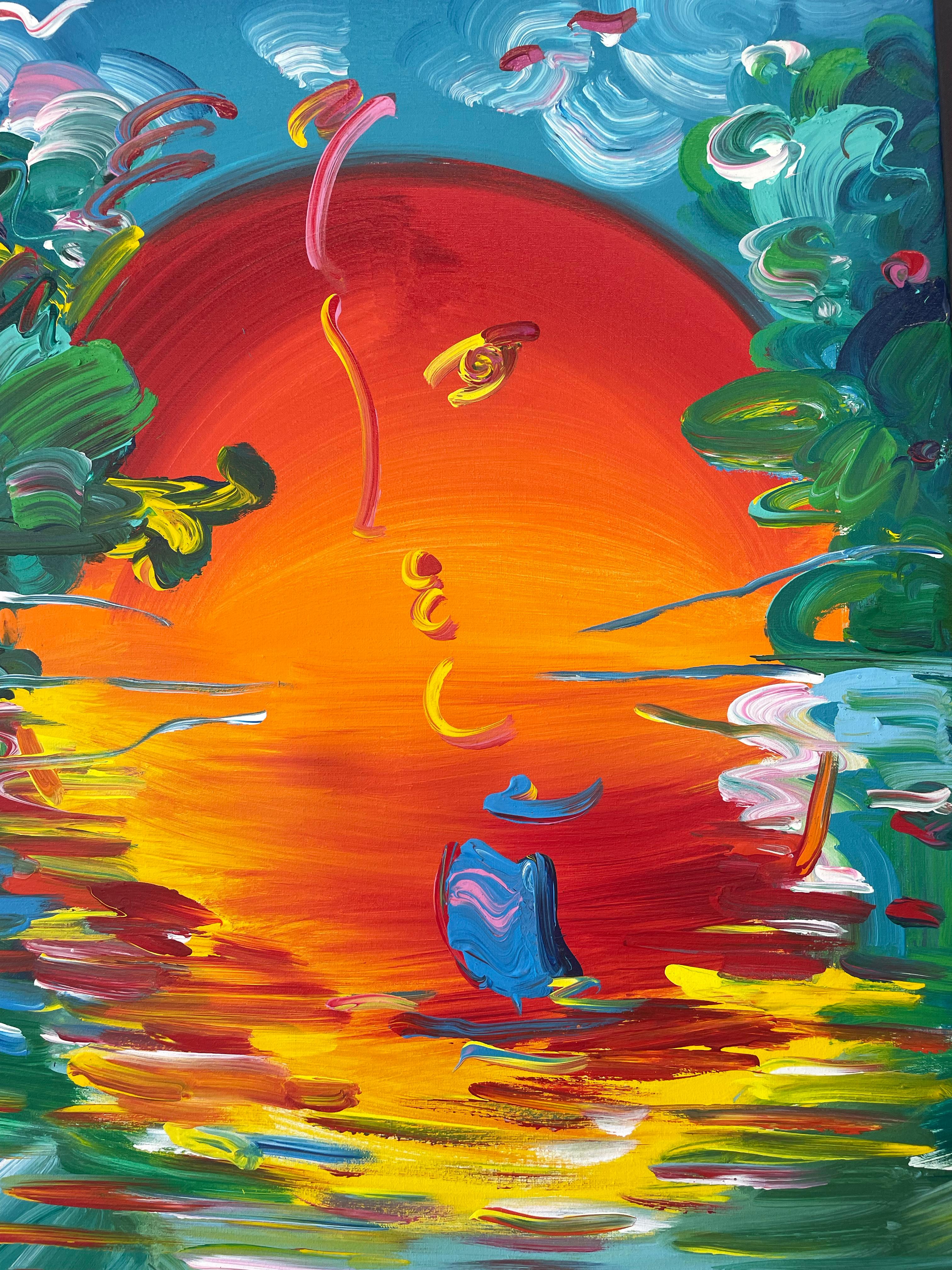 Un mondo migliore - Painting Moderno di Peter Max