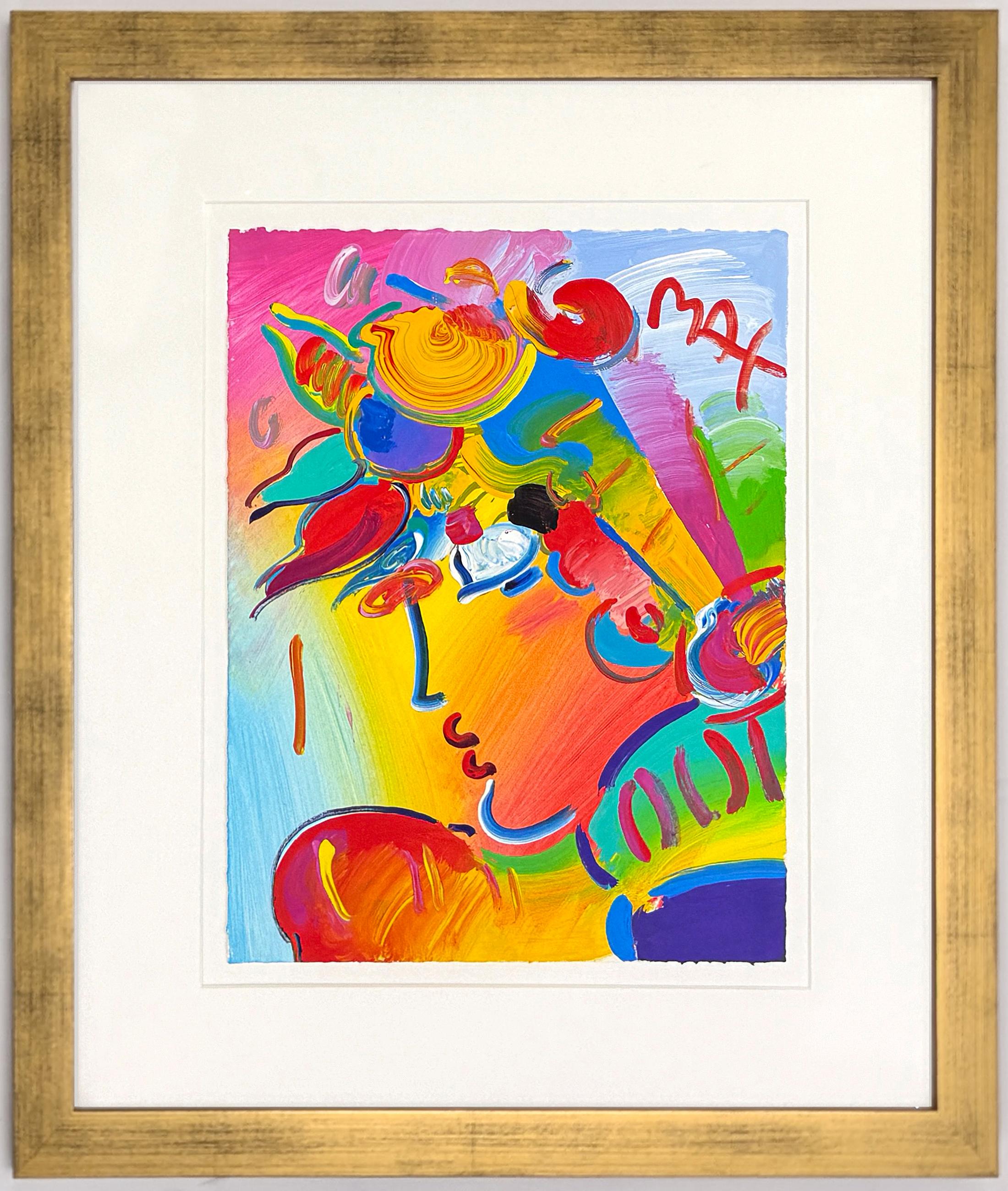 Blushing Beauty, versión 1997 III n.º 65, pintura acrílica única sobre papel, firmada a mano