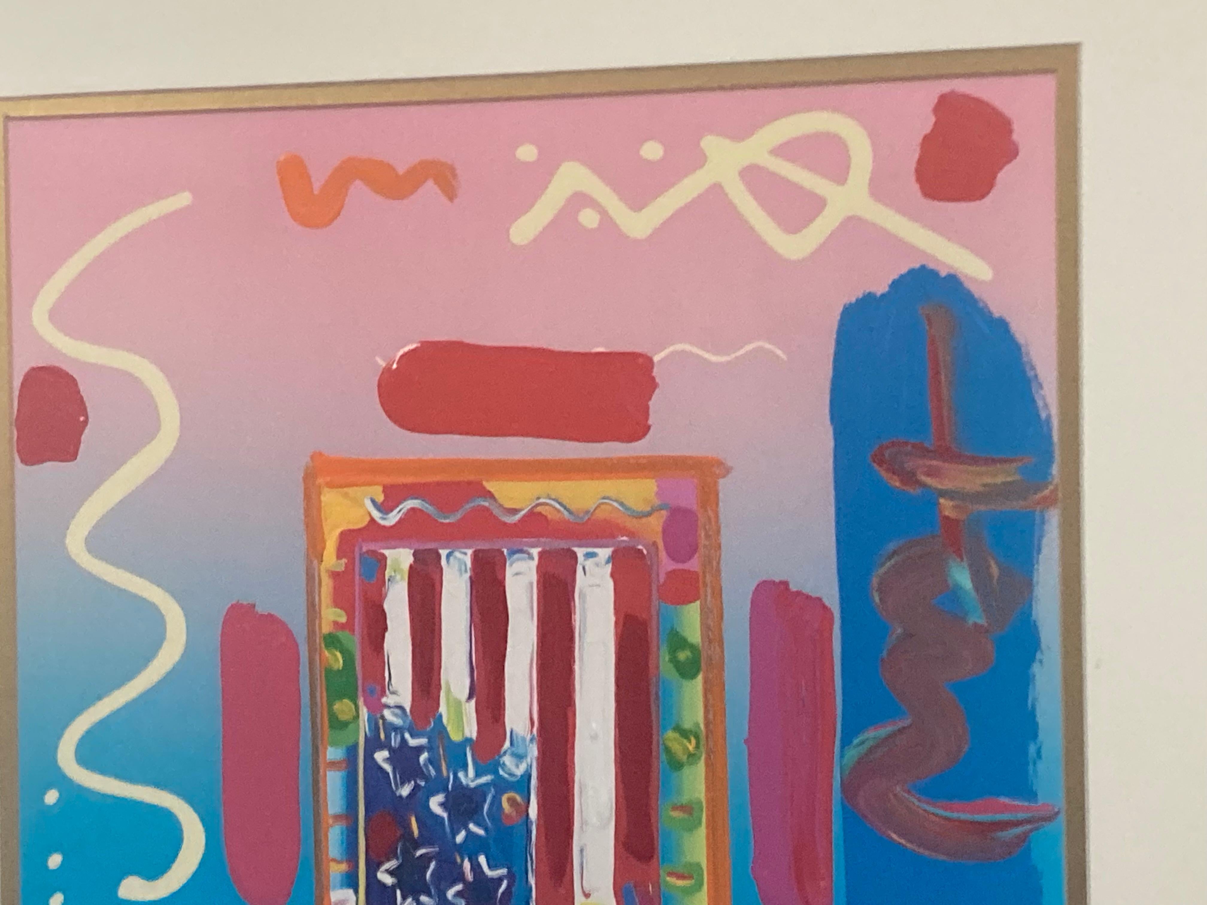 “Flag with Heart Collage, version 1” For Sale 3