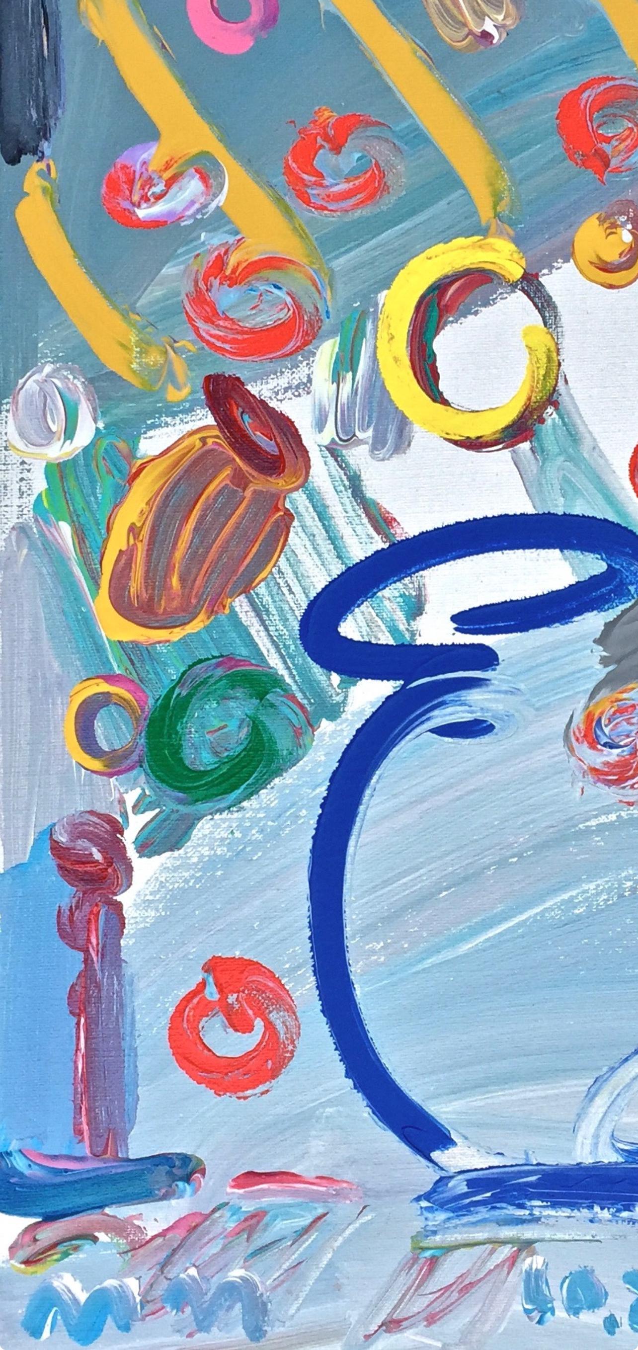 Vase à fleurs Peter Max en vente 2