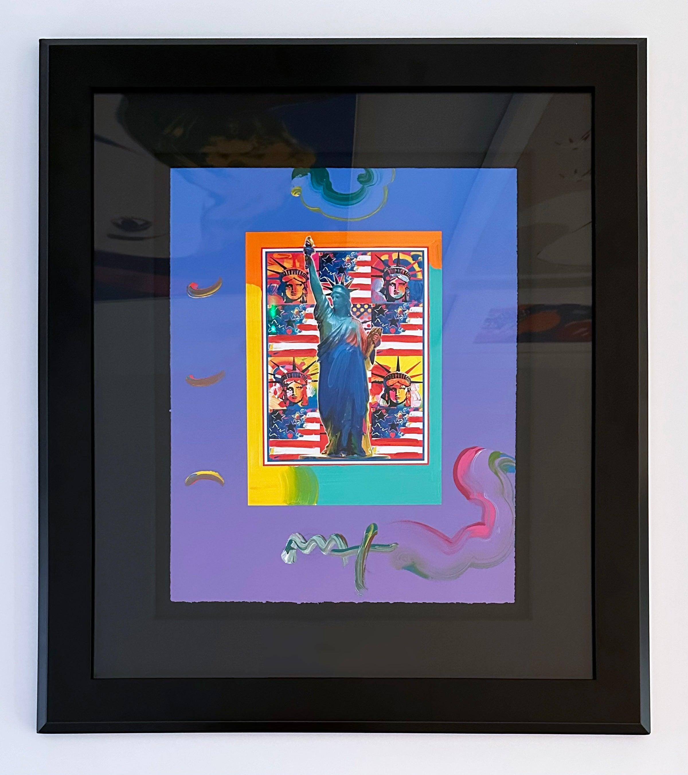 God Bless America Ver. I #108 - Painting di Peter Max