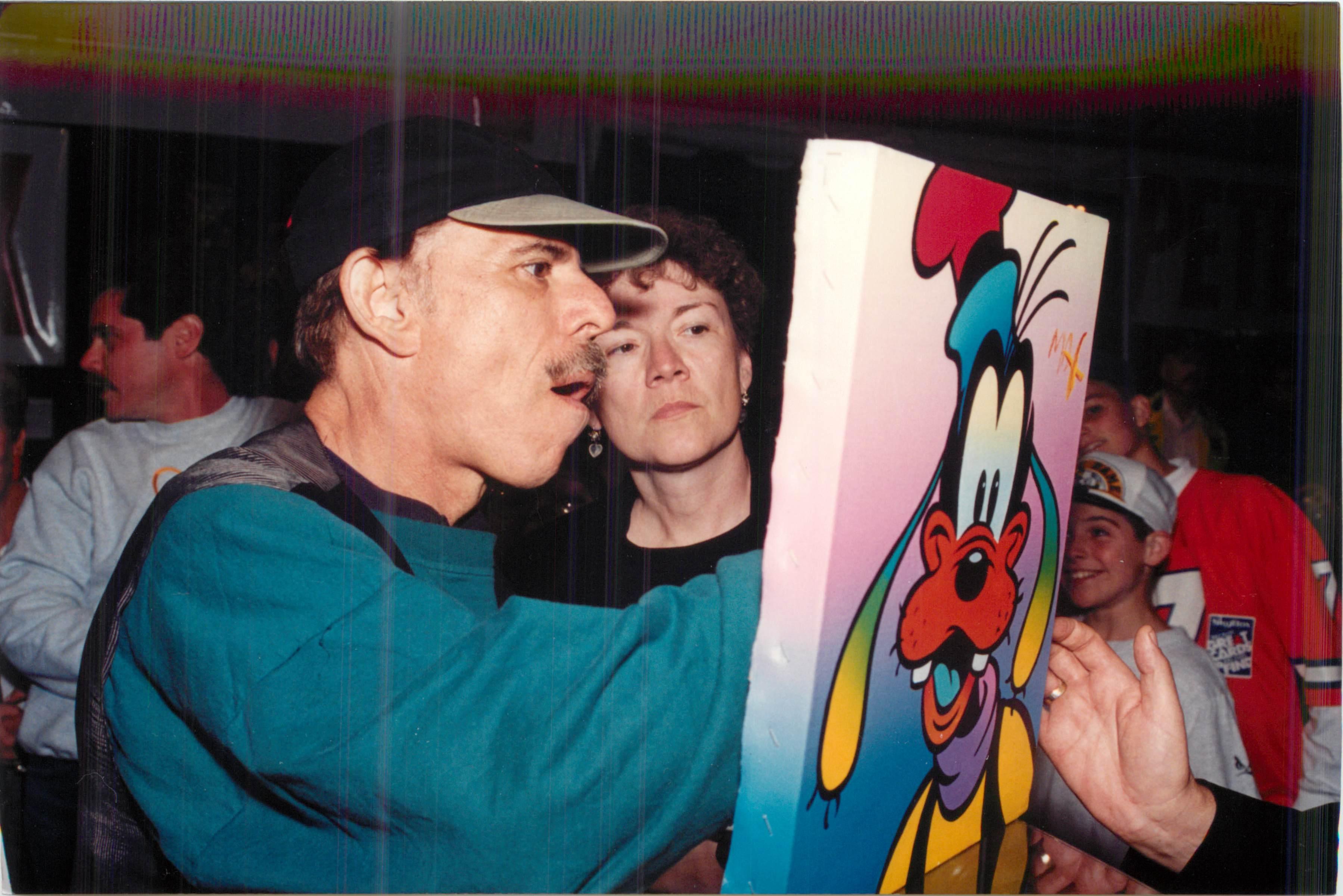 Goofy (original painting on canvas) - Pop Art Painting by Peter Max