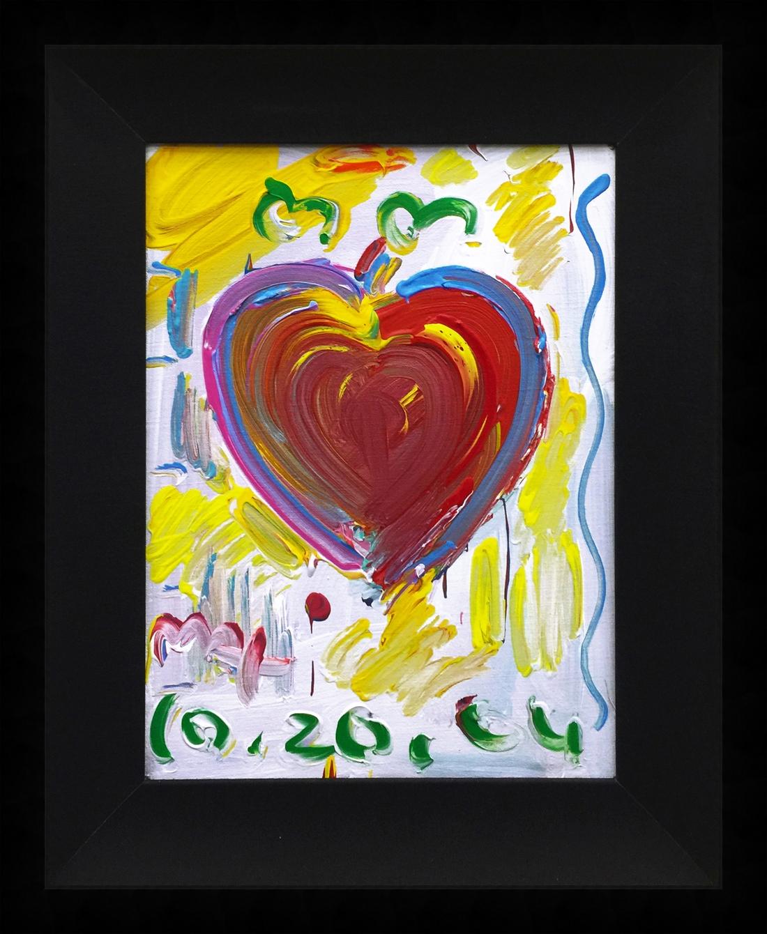 HEART - Painting by Peter Max