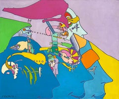 Intricacies Of The Mind (huge original painting)