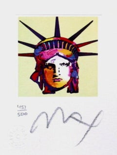 Tête de la Liberté IX, Peter Max - SIGNÉ