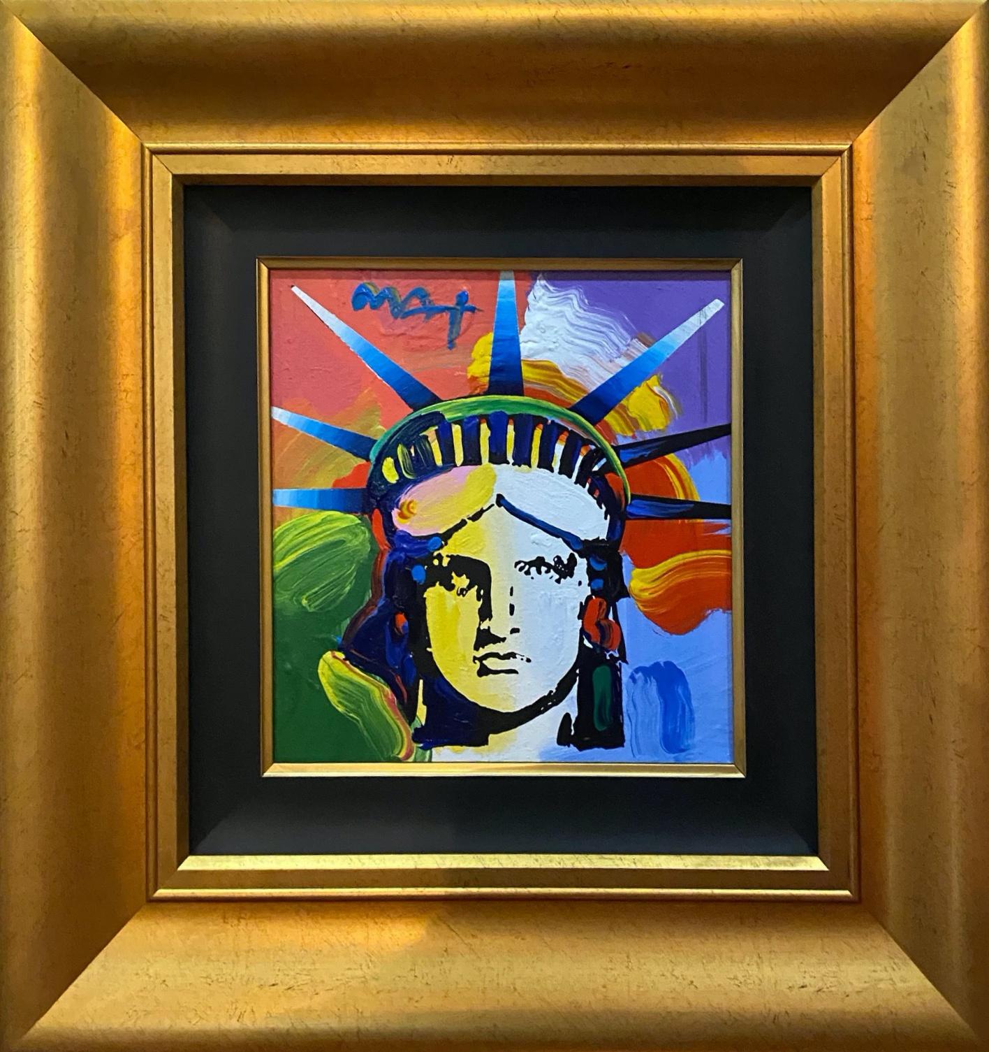 This is an original, one-of-a-kind acrylic painting on canvas by renowned contemporary pop artist Peter Max - not a serigraph or "hand-embellished" serigraph or other incarnation of his work you often see. The Park West certificate comes with it. I
