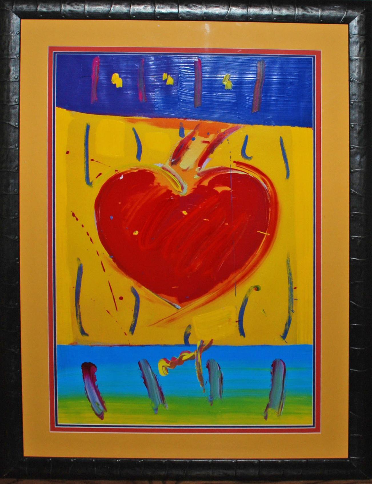 Peter Max Abstract Painting - Lotta Love