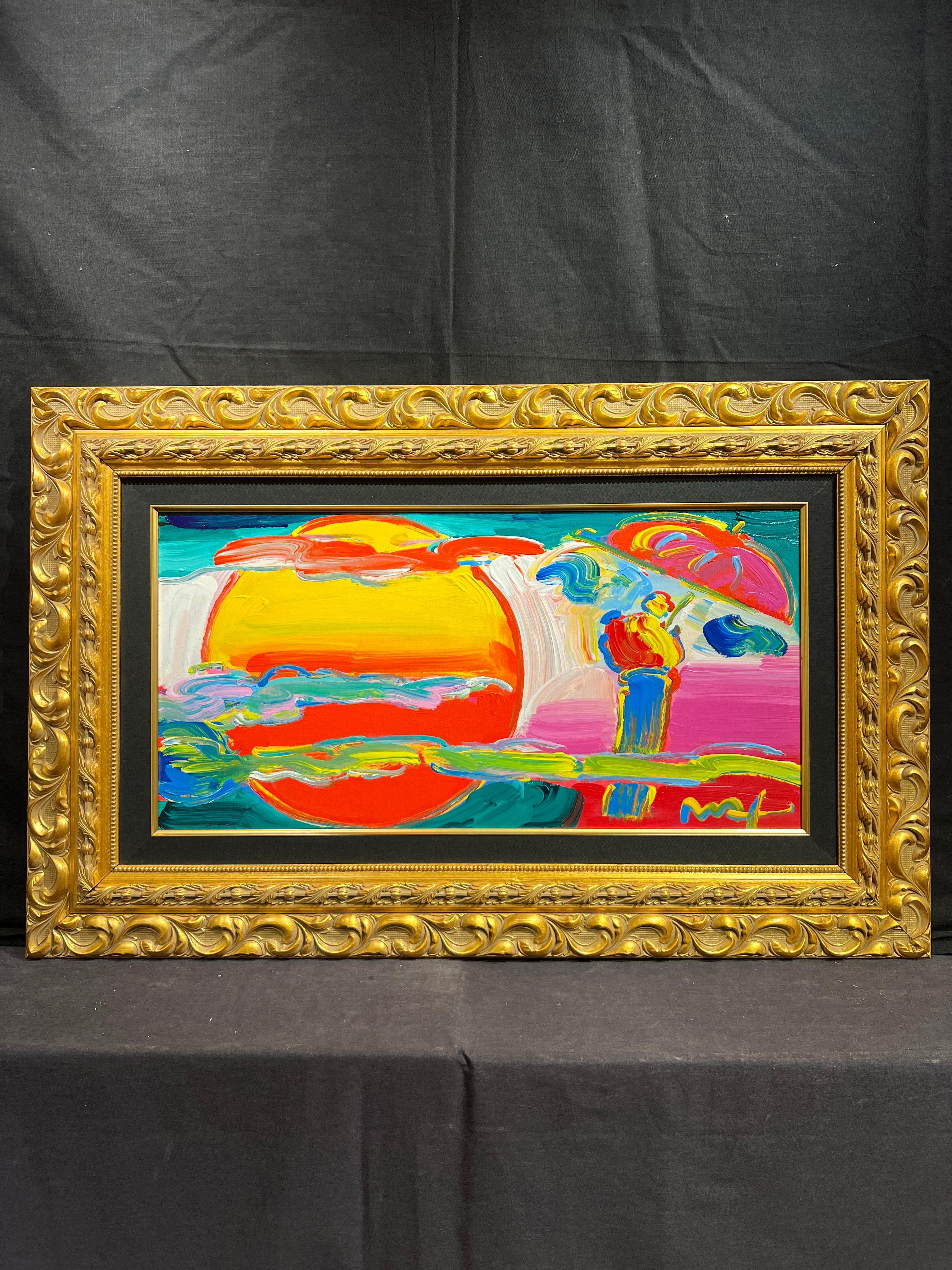 Dettaglio New Moon - Painting Moderno di Peter Max