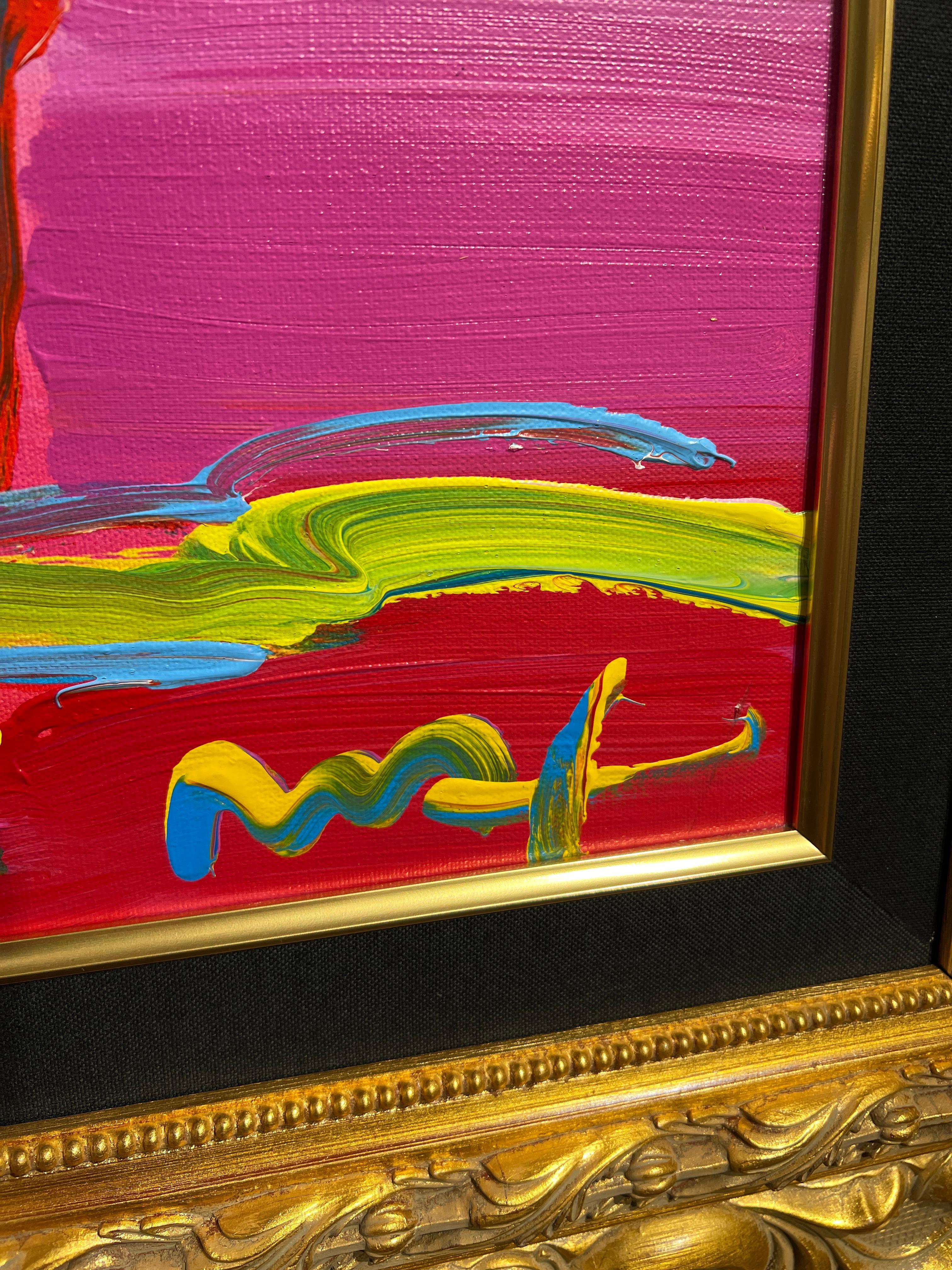 Dettaglio New Moon
Peter Max (tedesco, nato nel 1937)
Acrilico su tela
15 x 30 pollici
26 x 41 pollici con cornice
Firmato in basso a destra

