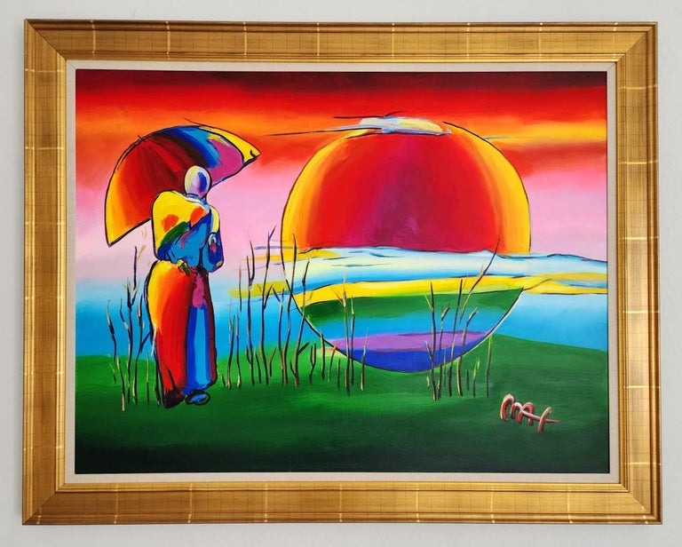 Peter Max - New Moon Ver III For Sale at 1stDibs
